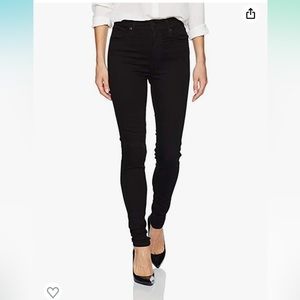 Mile high-rise super skinny Levi’s jeans